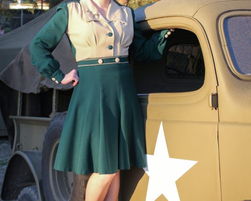 1940s Shirtwaist Dress